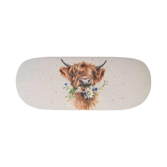 Cas Sbectol Wrendale | Wrendale Glasses Case - Just for Moo