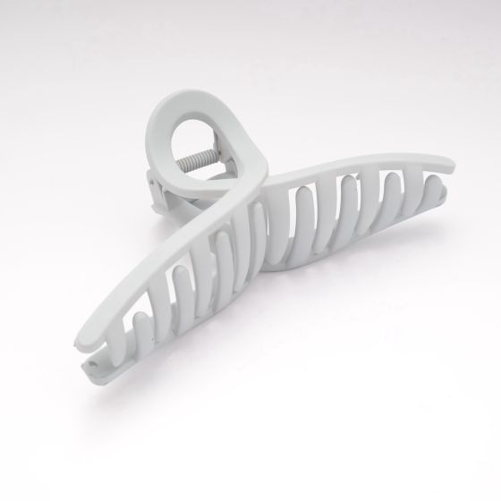 Clip Gwallt Crafanc | Claw Hair Clip - Matte Blue