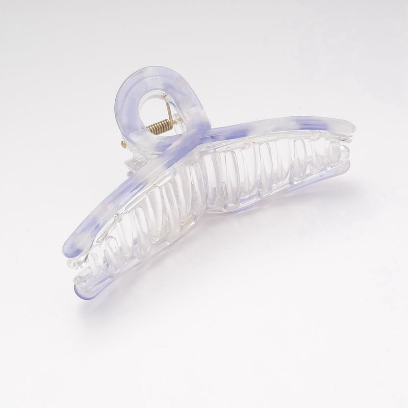 Clip Gwallt Crafanc | Twist Claw Hair Clip - Marble Lilac