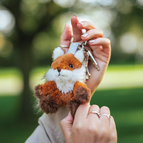 Cylch Goriadau Wrendale | Wrendale Plush Keyring - 'Autumn' Fox