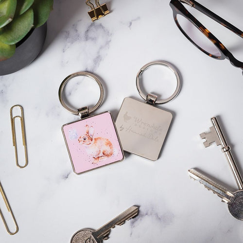 Cylch Goriadau Wrendale | Wrendale Keyring - 'I Spy a Butterfly'