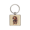 Cylch Goriadau Wrendale | Wrendale Keyring - 'Little One' Dachshund