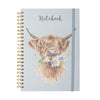 Llyfr Nodiadau A4 | Wrendale A4 Cow Notebook - Daisy Coo
