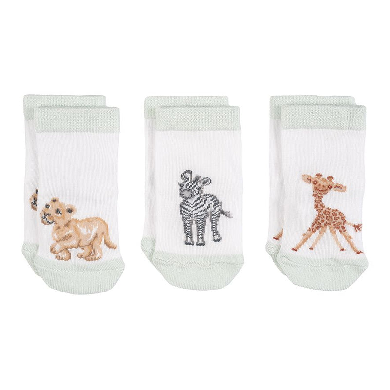 Sanau Babi | Wrendale Little Savanah Baby Sock Set - 6-12 Months
