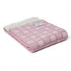 Carthen Wlân Cymreig - Manhattan Pink | Welsh Wool Blanket - Manhattan Sunken Pink