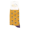 Sanau Dynion - Gwenyn | Mr Heron Mens Socks - Honey Bees Yellow