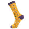 Sanau Dynion - Gwenyn | Mr Heron Mens Socks - Honey Bees Yellow