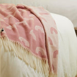 Blanced Babi Merino Tweedmill - Enfys | Tweedmill Merino Baby Blanket - Rainbow
