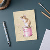 Llyfr Nodiadau Wrendale A6 - Llygoden | Wrendale A6 Notebook - 'Sew it Begins' Mouse