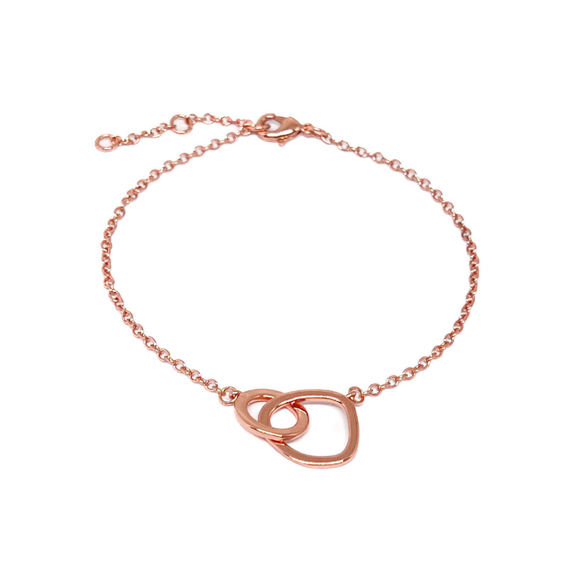 Breichled Orla - Aur Coch | Orla Circles Bracelet - Rose Gold