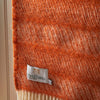 Carthen Wlân Cymreig - Pwmpen | Welsh Wool Blanket - Twist, Pumpkin