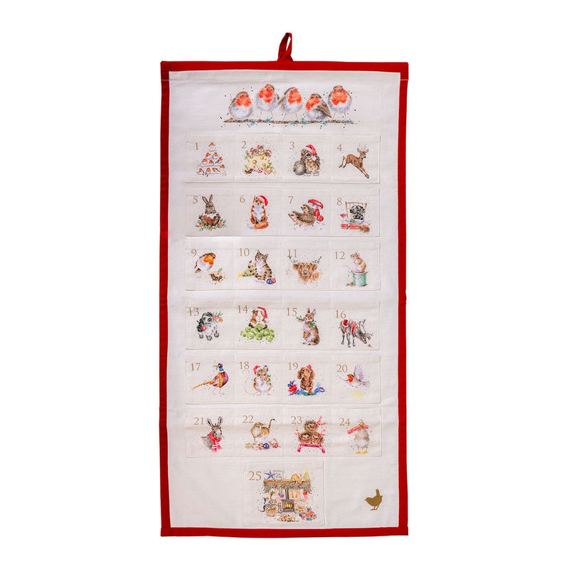 Calendar Adfent Ffabrig | Wrendale Fabric Advent Calendar