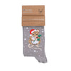 Sanau Bambŵ Llygoden Nadolig | Wrendale Christmas Bamboo Socks - Christmas Mouse