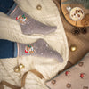 Sanau Bambŵ Llygoden Nadolig | Wrendale Christmas Bamboo Socks - Christmas Mouse