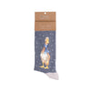 Sanau Bambŵ Dynion - Hwyaden  | Wrendale Mens Christmas Bamboo Socks - Duck