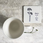 Mat Diod Porslen | Porcelain Coaster - Happiness & Biscuits