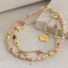 Breichled Tourmaline Pinc | Pink Tourmaline Bracelet