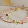 Breichled Tourmaline Pinc | Pink Tourmaline Bracelet