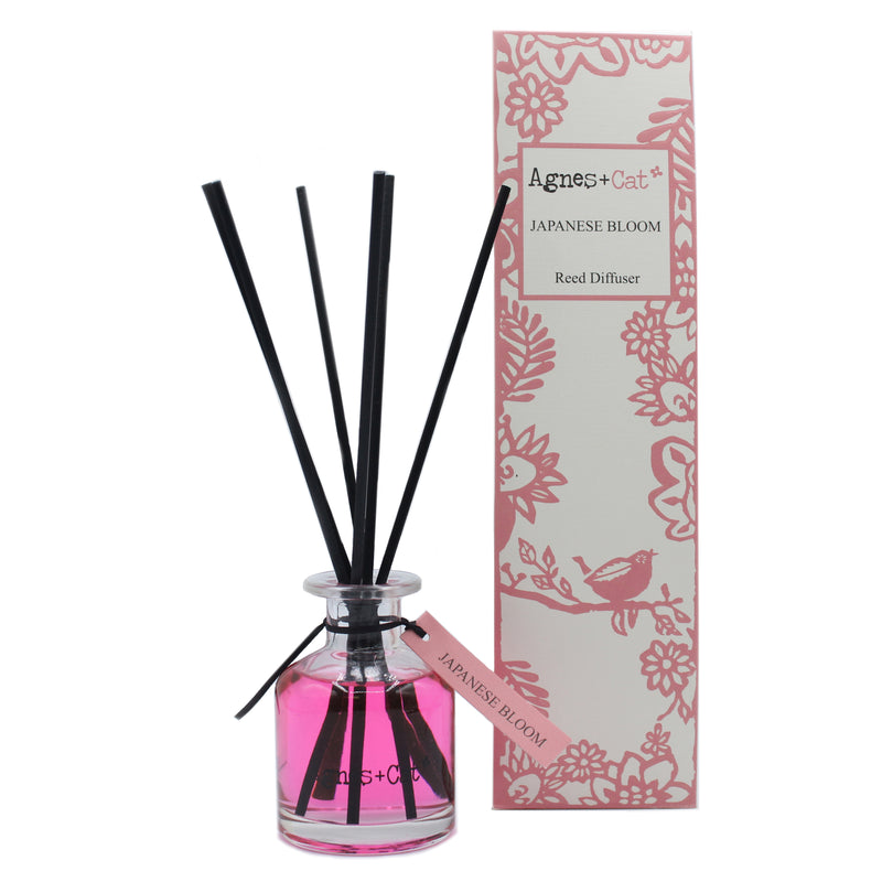 Tryledwr Olew - Blodau Siapan | Agnes & Cat Reed Diffuser - Japanese Bloom