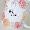 Mwg Mam Blodeuog | Floral Mam Mug
