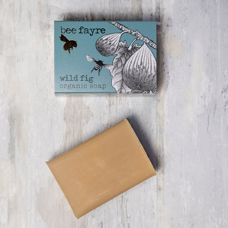 Sebon Organig Ffigys Gwyllt | Bee Wild Fig Organic Soap