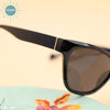Sbectol Haul | Sunglasses - Demi Frame Black