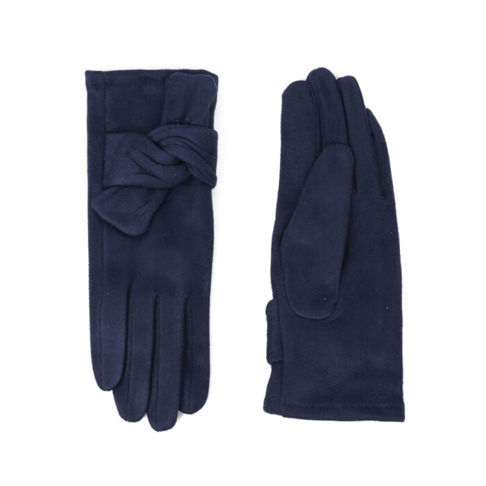 Menig Cwlwm Zelly - Nêfi | Zelly Tied Gloves - Navy
