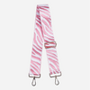 Strap Bag | Camera Bag Strap - Pink & White Zebra