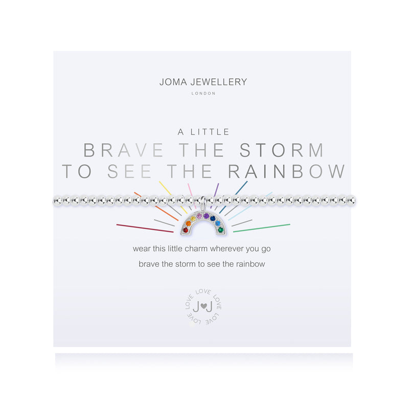 Breichled Joma | Joma Jewellery Bracelet – Brave The Storm To See The Rainbow