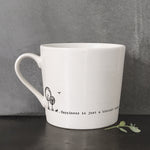 Mwg Borslen | Porcelain Mug - Happiness is Just a Biscuit Away