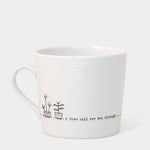 Mwg Borslen | Porcelain Mug - A Brew Will See You Through