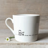 Mwg Borslen | Porcelain Mug - Strong Women Make Waves
