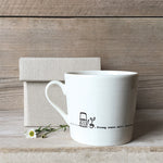 Mwg Borslen | Porcelain Mug - Strong Women Make Waves