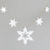 Garland Plu Eira Porslen | Porcelain Snowflake Garland
