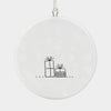 Addurn Nadolig Borslen | Porcelain Christmas Decoration - Glad Tidings We Bring