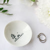 Desgyl Fechan Borslen | East of India Small Porcelain Dish - Adventure Awaits