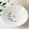 Desgyl Fechan Borslen | East of India Small Porcelain Dish - Love You