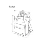 Bag Roka | ROKA Bantry B Medium Sustainable - Black (Nylon)