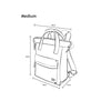 Bag Roka | ROKA Bantry B Medium Sustainable - Mist (Canvas)