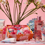 Blodau Bath Blodau Pinc â Gellyg | Pinks & Pear Blossom Bathing Flowers