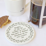 Mat Diod Porslen | Porcelain Coaster - Branches of a Tree