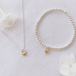 Breichled Calon Plentyn - Aur | Children’s Heart Bracelet – Gold