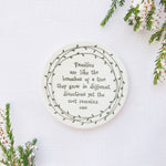 Mat Diod Porslen | Porcelain Coaster - Branches of a Tree