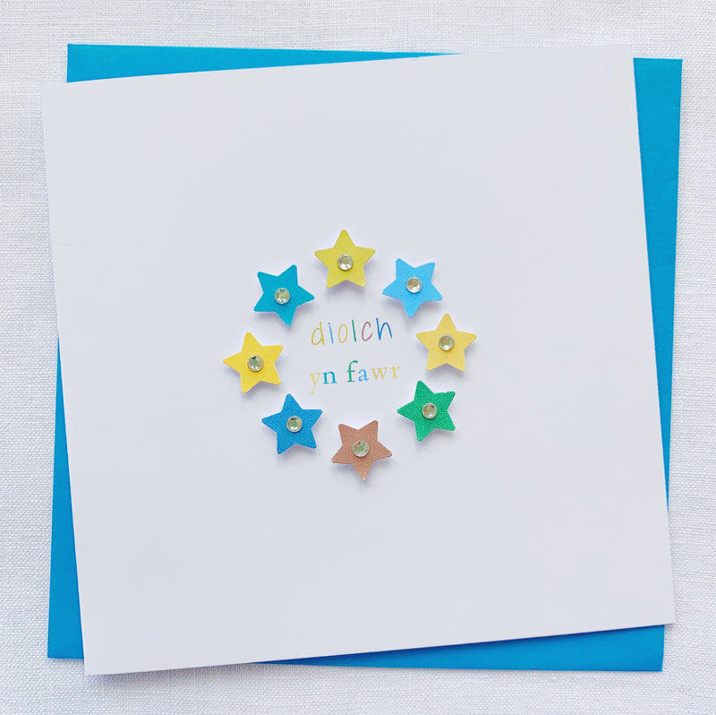 Cerdyn Diolch Serennu | Serennu Thank You Card