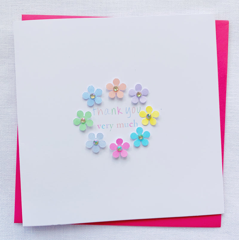 Cerdyn Diolch Blodeuwedd | Blodeuwedd Thank You Card