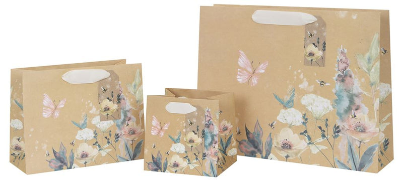 Bag Anrheg Tirwedd- Pili Pala a Gwenyn | Landscape Gift Bag - Butterflies & Bees