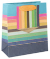 Bag Anrheg Canolig - Llinellau Fertigol | Medium Gift Bag - Vertical Stripes