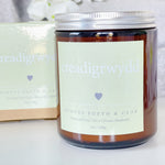 Cannwyll Aromatherapi - Creadigrwydd | Aromatherapy Candle - Creativity