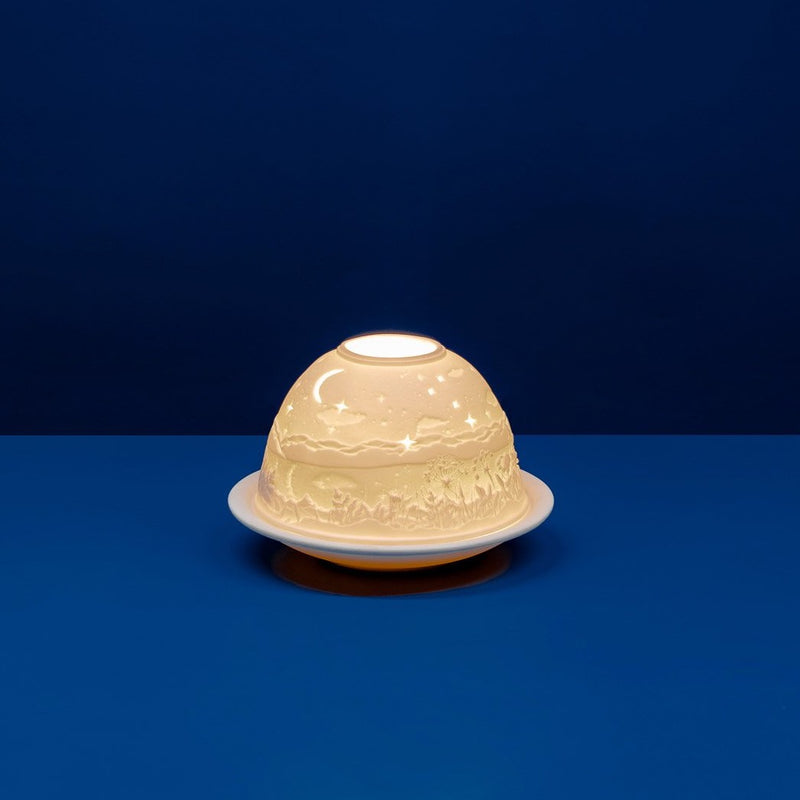Cromen Borslen Sêr y Nos | Starry Night Porcelain Dome