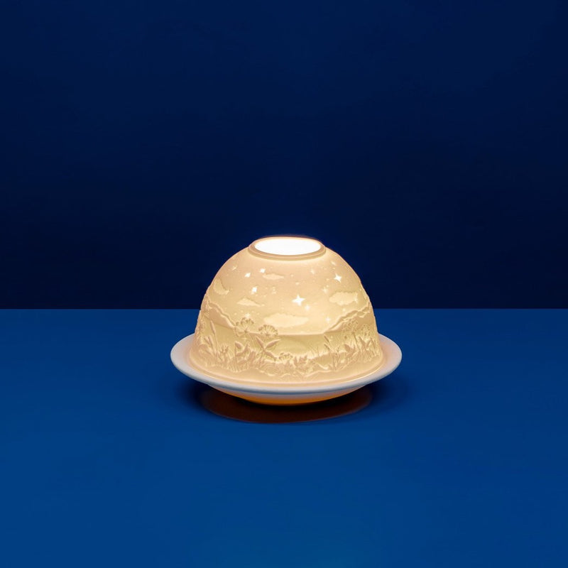 Cromen Borslen Sêr y Nos | Starry Night Porcelain Dome